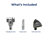 BISSELL CleanView® Rewind Upright Bagless Vacuum Cleaner | 3676 Black/Blue with Crevice Tool