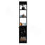 Armoire de rangement en lin avec une porte Parks, une grande armoire de salle de bain avec 6 tablettes, pour salle de bain, salon, cuisine-613264051
