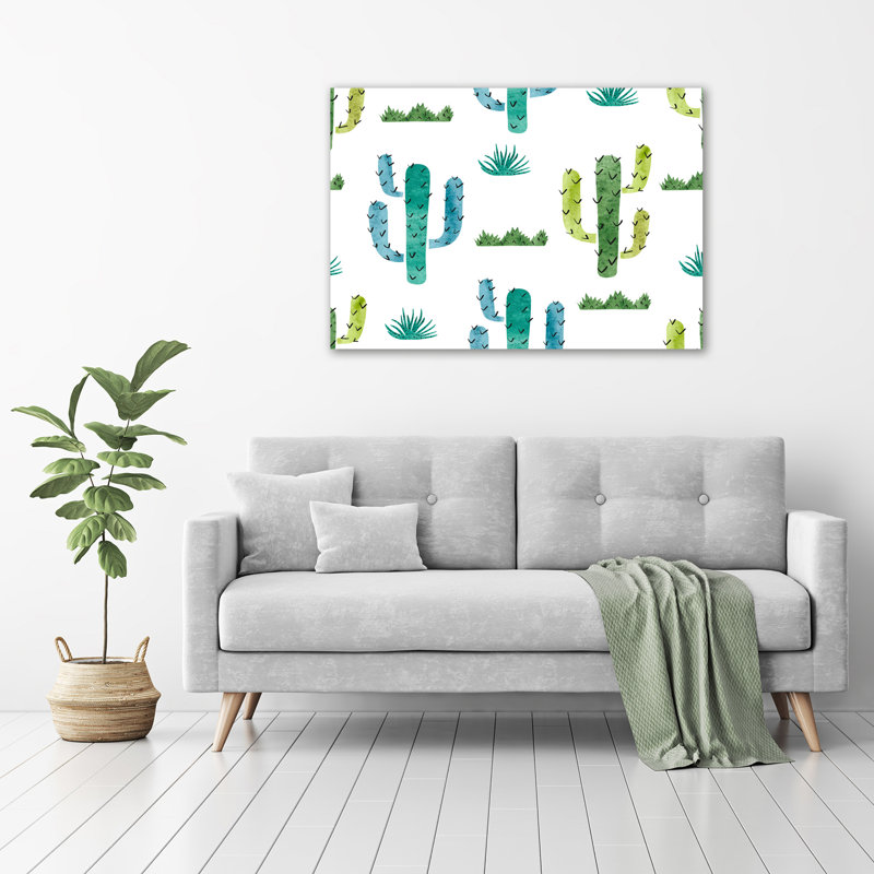 Cacti - Wrapped Canvas Painting