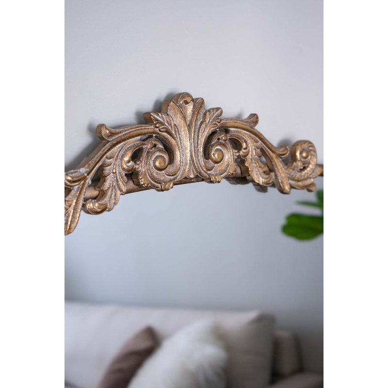 Miroir 40 po x 31 po, Doré