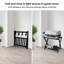 Porte-bagages pliable en bois avec tablette-121429814-123099036