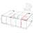 MyGift Modern 14.68 W 11.02 D Basketball Plastic / Acrylic Player Card Case