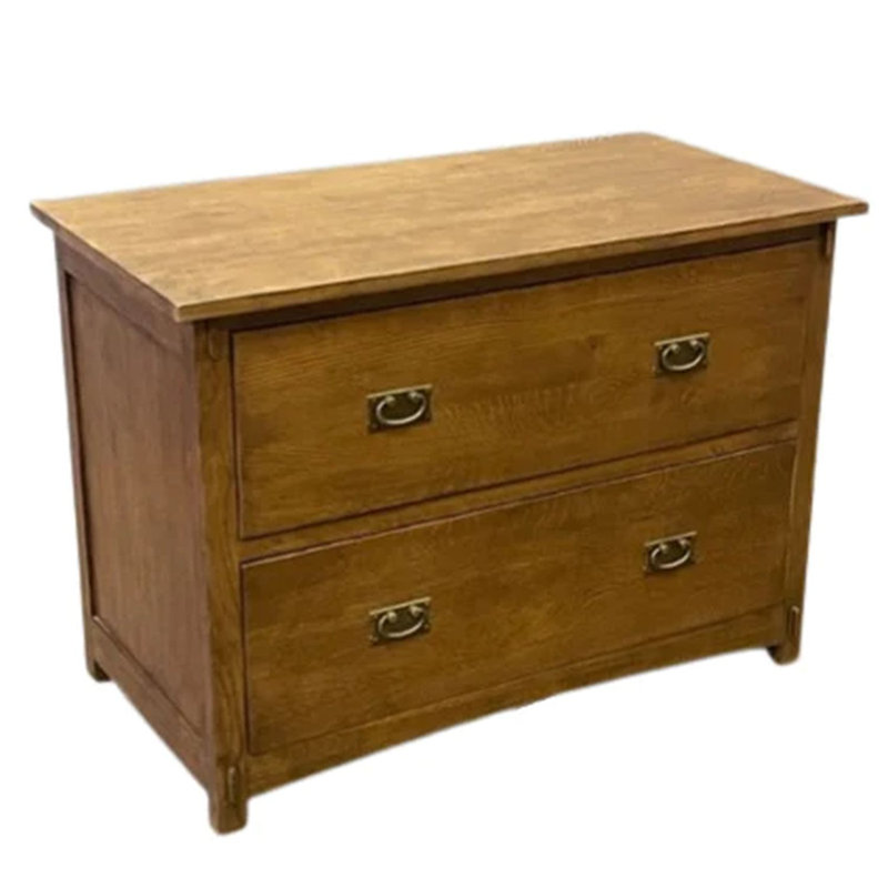 Mccready 41.75'' Wide 2 -Drawer Solid Wood File Cabinet