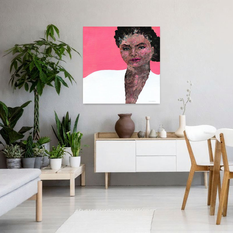 Perfect Poise, art contemporain abstrait, H 36 po x l 36 po