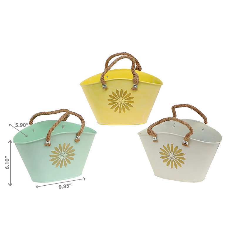 Metal Pot Planter