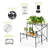 2-Tier Rectangular Metal Plant Stand