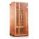 1-Person Extendable Indoor FAR Infrared Sauna Bluetooth Compatible with 6 Carbon Heaters