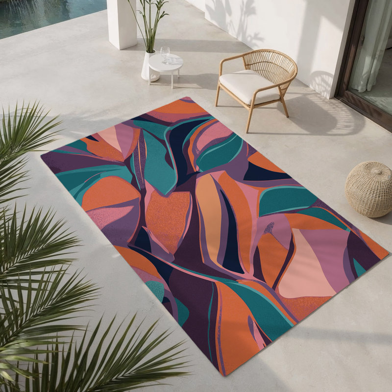 Spectrum Charge Indoor And Outdoor Area Rug, Rectangle 9' x 12'