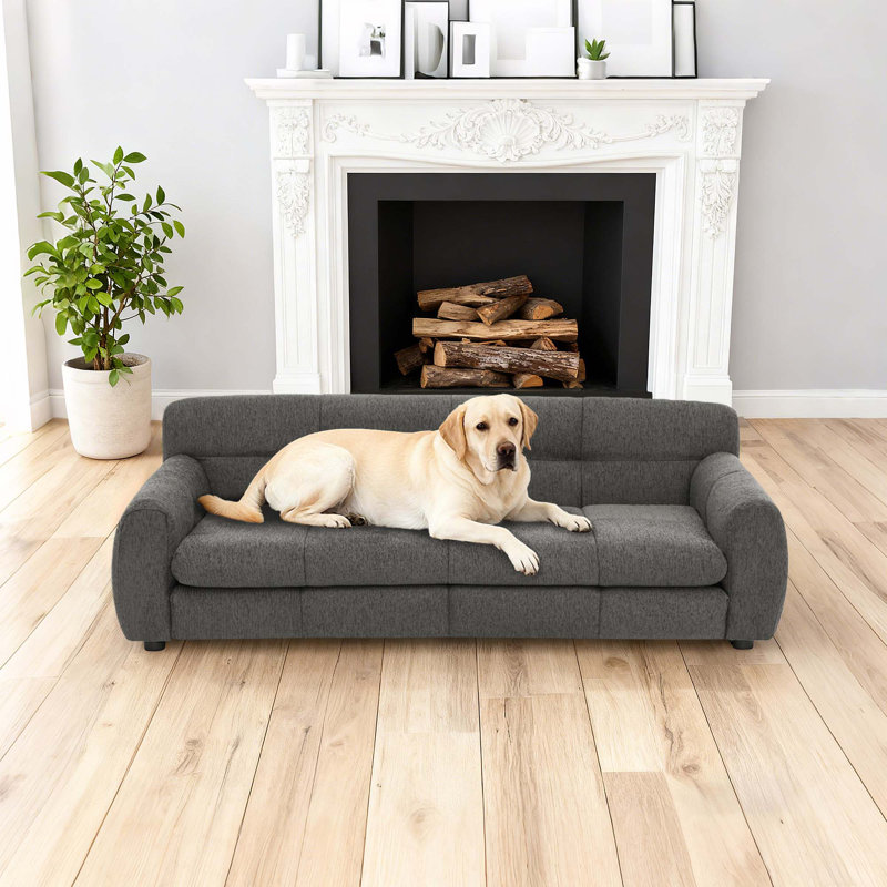 Canapé pour chien 51 po gris foncé, Gris foncé