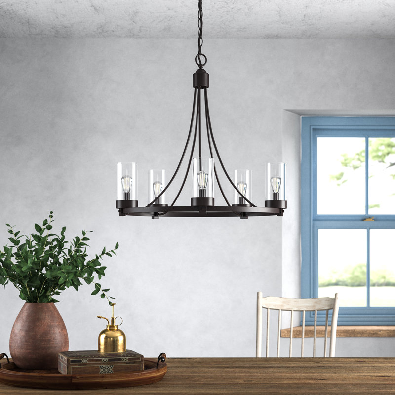 Laurie 5-Light Chandelier, Oil Rubbed Bronze