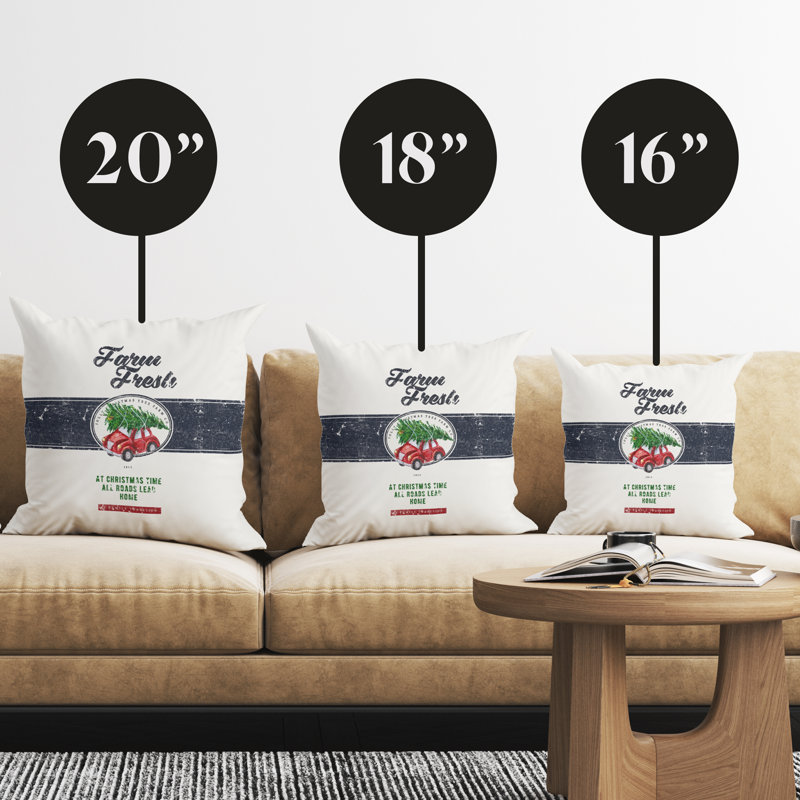 Housse de coussin Farm Fresh Holiday, H 16 po x l 16 po