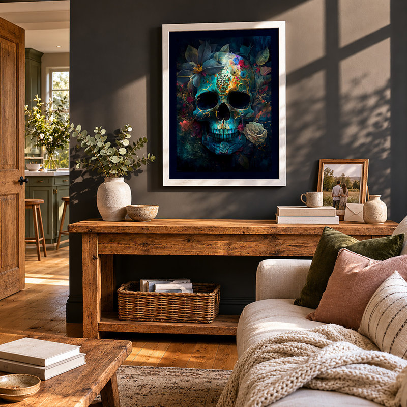 Luminous Bloom Maximalist - Print, A2 - 59.4 x 42.0 cm, White