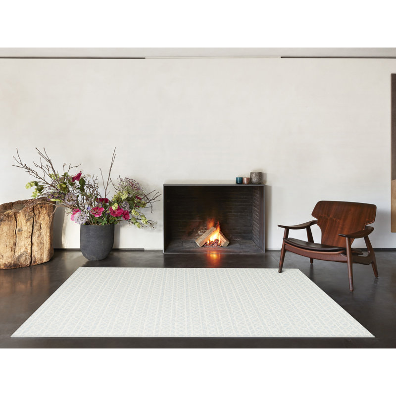 Terefinko Geometric Wool Hand Woven Area Rug, Rectangle 240cm x 330cm