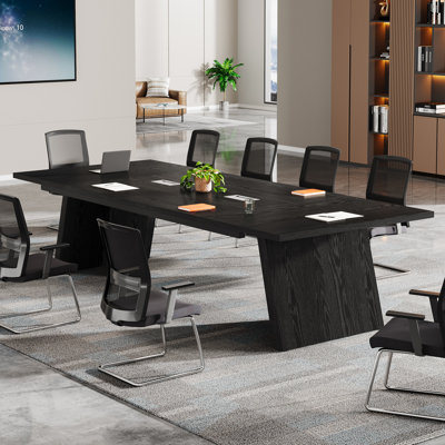Table de conférence de 8 pi, table de réunion pour 8 à 10 personnes