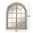 Manwe Wood Window Pane Inspired Wall Mirror with Arched Top and Distressing-1173482840