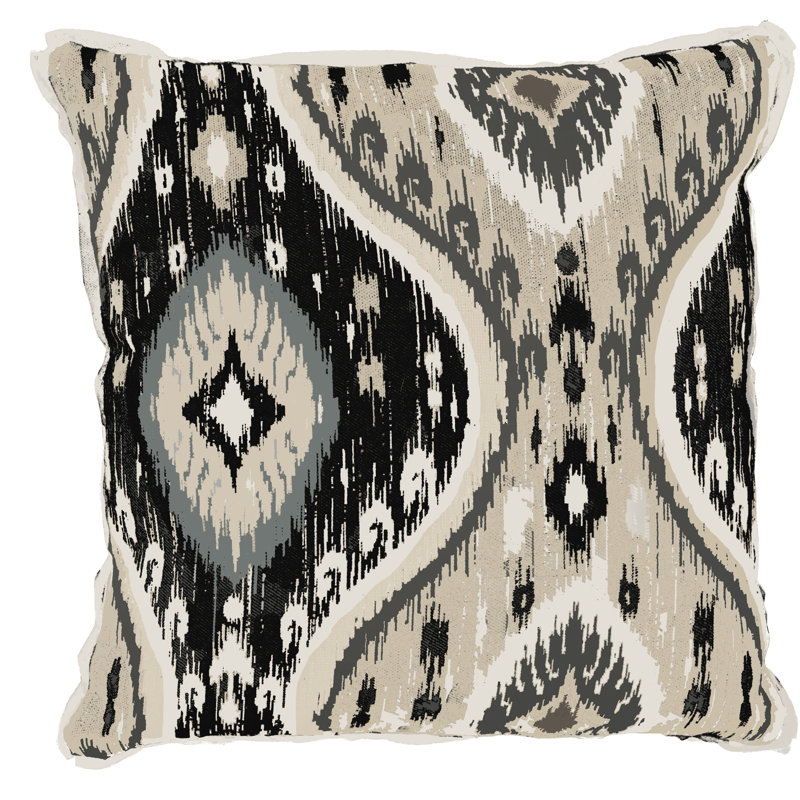 Manado Indoor/Outdoor Throw Pillow, Peacock, 20" x 20"