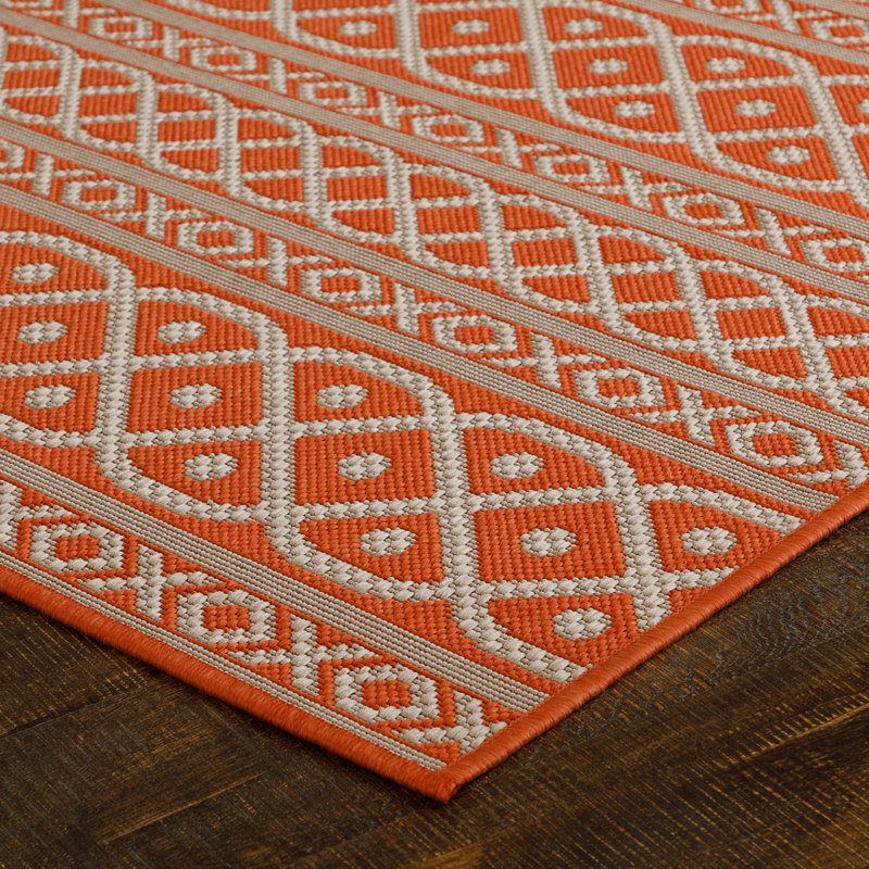 Tapis intérieur / extérieur Theroux, Rectangulaire 5 pi 3 po x 7 pi 6 po
