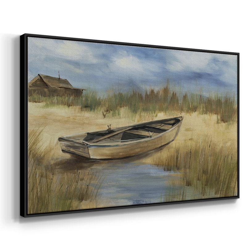 Fisherman's Friend - Reproduction sur toile avec cadre flottant, H 25 po x l 37 po x P 2 po, Noir