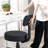 Kylis Backed Adjustable Height Industrial Stool Wheels-2049499967