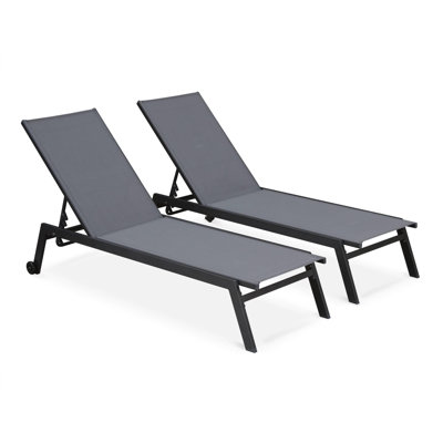 Dargan 168cm Long Reclining Chaise Lounge Set