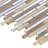 Beige Glass Metal Aluminum Linear Mosaic Sheet Tile By Modket