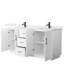 Elan TK 72" Freestanding Double Bathroom Vanity with Quartz Top-1465002944-1465002946-1465003007