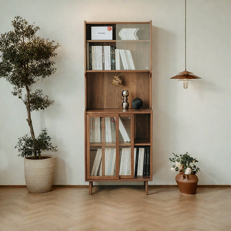 Bibliothèque italienne de style italien du sol au plafond