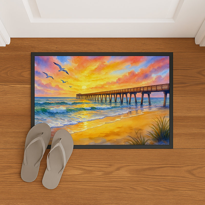 Paillasson Beach at Sunrise, L 24 po x L 36 po