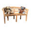 Dreketi Childrens Bowood Teak Bench, Hand-Finished Garden Seating, Stylish and Durable for Kids Outdoor Play