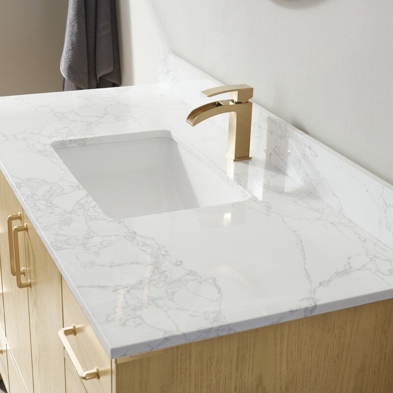 Willa Arlo Interiors Monico 48'' Single Bathroom Vanity with Stone Top ...