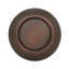 Bouton d'armoire en bronze huilé de 1 1/4 po (32 mm) de diamètre Everyday Heritage - paquet de 10