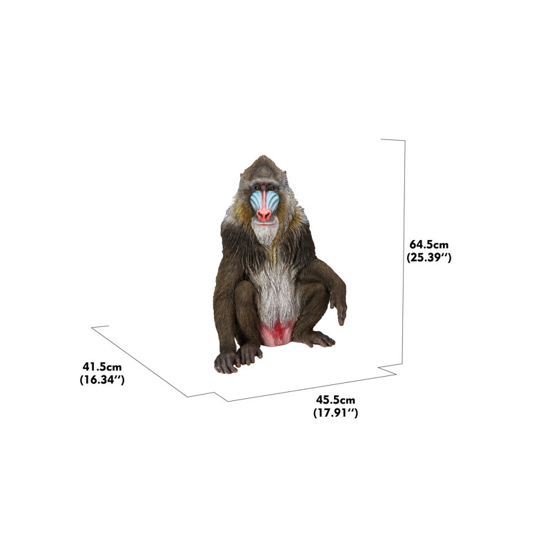 Mandrill assis