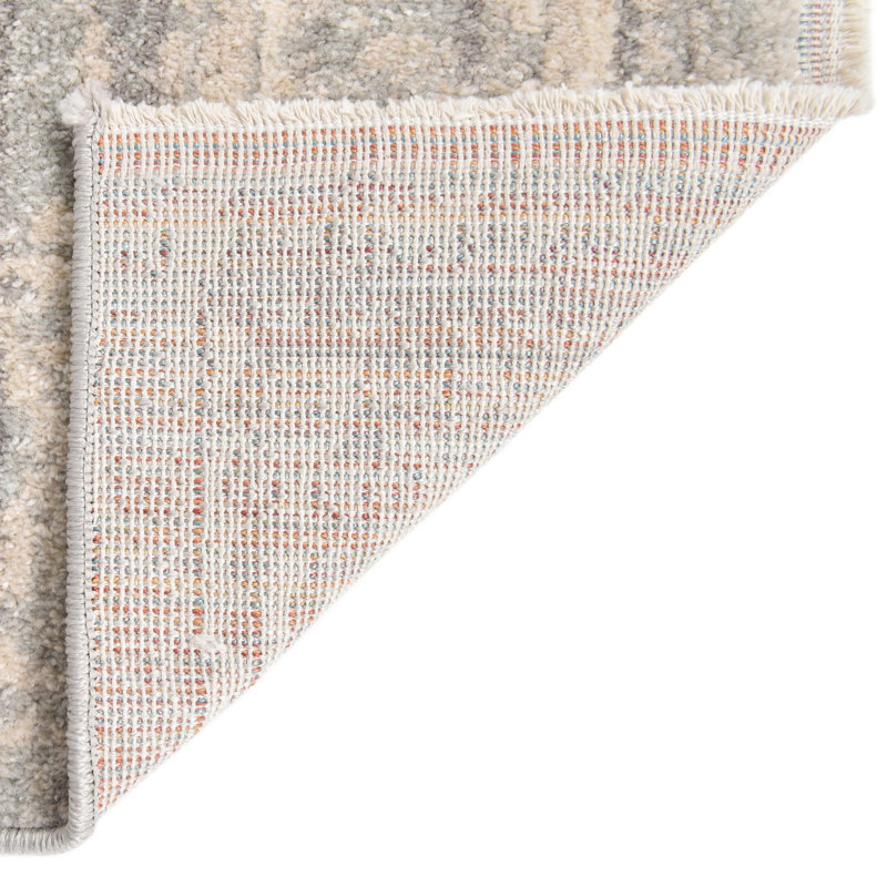 Gause Moroccan Area Rug, Gray, Rectangle 10' x 12'4"