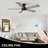 Donnach 52'' Ceiling Fan without Light