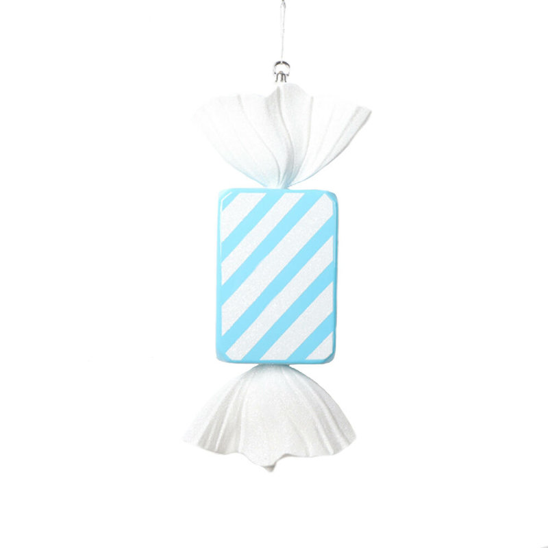 Ornement de bonbon, Bleu pastel