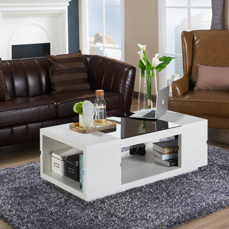 Alejandro Solid Coffee Table with Storage