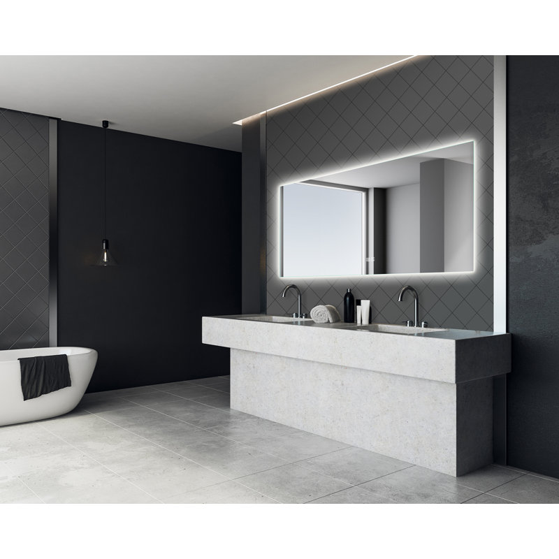 Miroir mural sans cadre Naliyah, 30 po x 72 po