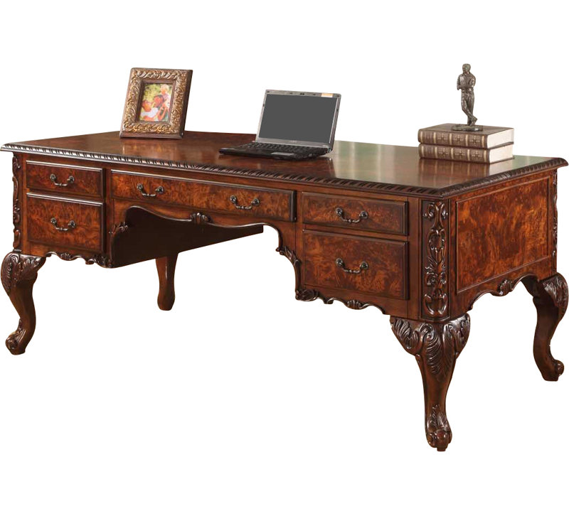 Jory Solid Wood Executive Desk