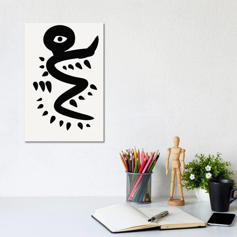 «African Spirit» par - Toile tendue, H 12 po x l 8 po x P 0,75 po