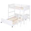 Lit superposé avec bureau