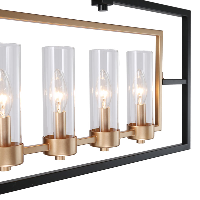Luminaire suspendu pour îlot de cuisine 6 lumières Labonte