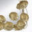61" x 31" Full Length Mirror with Golden Leaf Accents, Floor Miiror for Living Room Bedroom