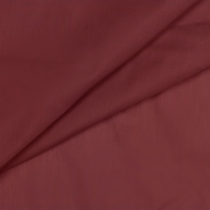 Ellis Tailored Cafe Curtain, Merlot, 56" W x 24" L