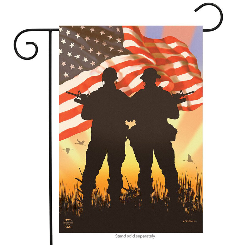 Drapeau du jardin patriotique American Heroes