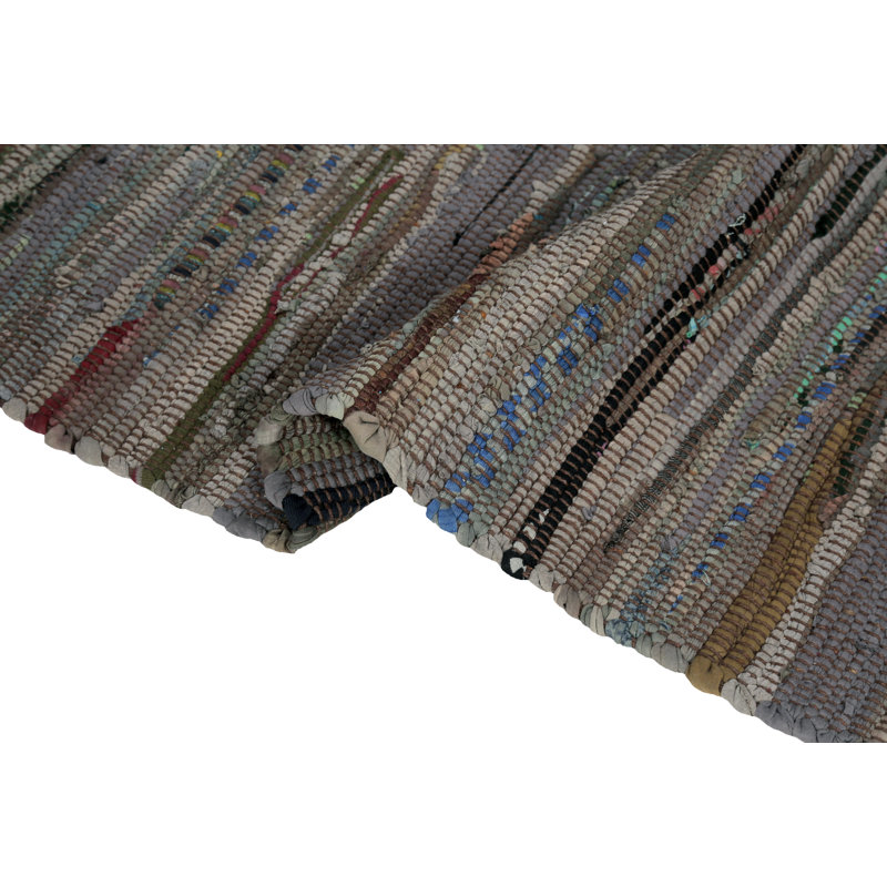 Handcrafted Vibrant Cotton Rug 24X36" – Washable, Reversible, With Tassels For Any Room - 24''X36''