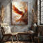 «Phoenix Ascension», art mural sur toile-1093840453
