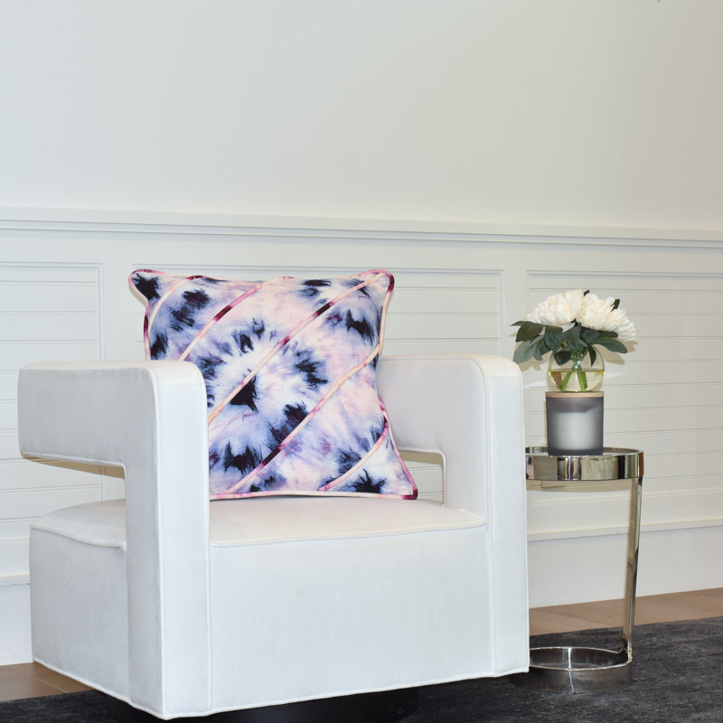 Cotton Reversible Throw Pillow
