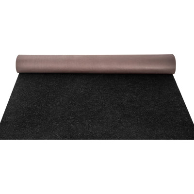 Charcoal Black Marine Carpet 5.9 X 30 Ft Grade Boat Carpeting Non Surface And Material Water 6 With Soft Pile Flexible Backing