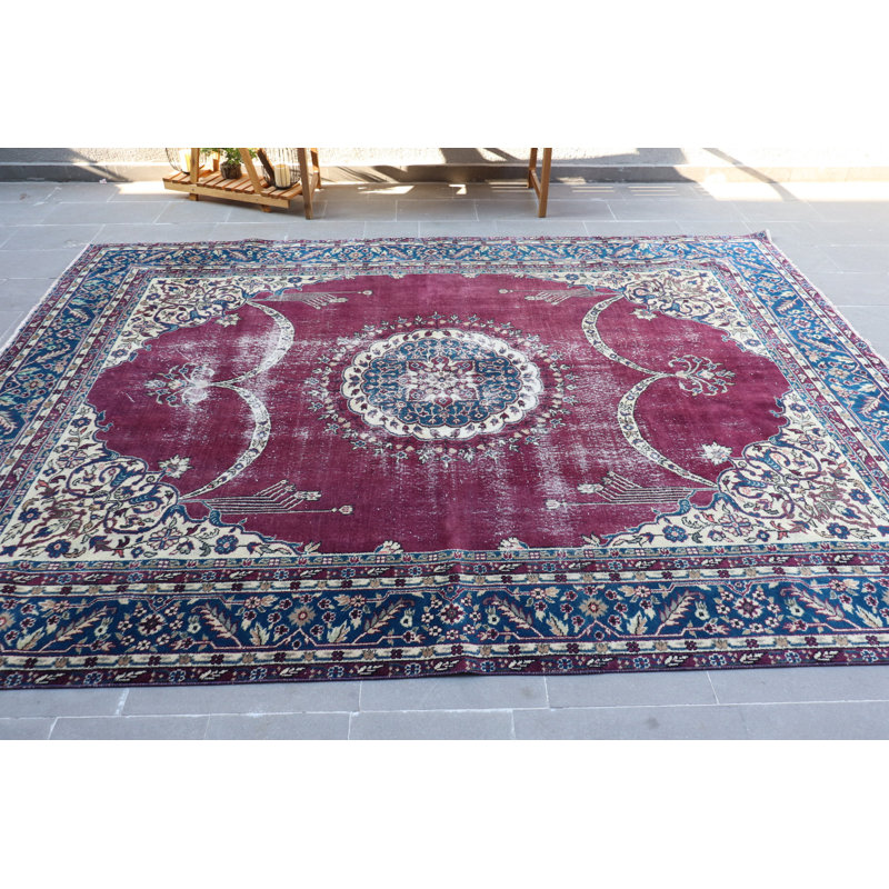 Tapis turc Oushak antique surdimensionné - Décoration marocaine rétro pour décoration intérieure