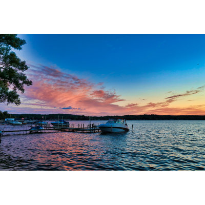 Brea Lake Chautauqua, New York - Wrapped Canvas Print